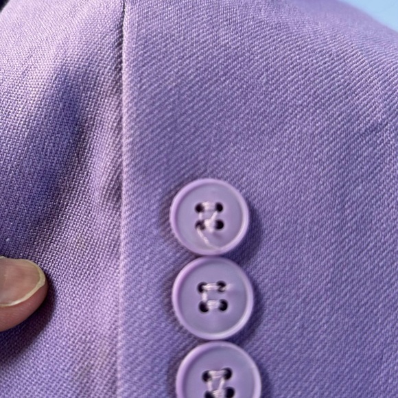 Vintage early 90s Pendleton Purple Blazer lavender /purple Pendleton suit jacket - Picture 8 of 16